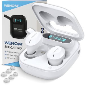 Słuchawki Bezprzewodowe Wenom SPE-14 PRO BT 5.3 Bluetooth iOS Android Białe 1
