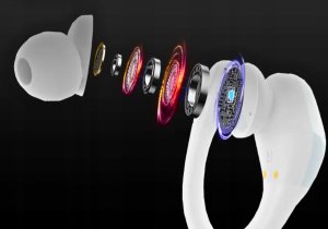 Sportowe Słuchawki Bezprzewodowe Bluetooth 5.3 Dokanałowe Powerbank 950mAh 7