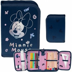SZKOLNY PIÓRNIK Z WYPOSAŻENIEM MYSZKA MINNIE MINI DLA DZIEWCZYNY DISNEY 1