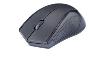 Mysz C-Tech C-TECH myś WLM-07, bezprzewodowa, 1200DPI, 3 przyciski, USB nano receiver, czarny 2