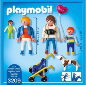 Playmobil City Life  Rodzina z wózkiem 3209 - Klocki konstrukcyjne 2