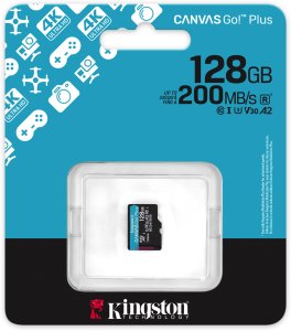 Karta Kingston Canvas Go! Plus (Gen4) MicroSDXC 128 GB Class 10 UHS-I/U3 A2 V30 (SDCG4/128GBSP) 3