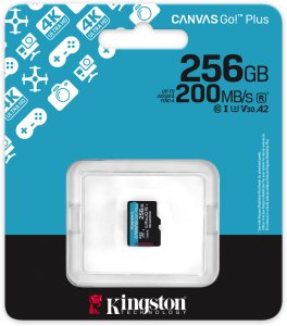 Karta Kingston Canvas Go! Plus (Gen4) MicroSDXC 256 GB Class 10 UHS-I/U3 A2 V30 (SDCG4/256GBSP) 3