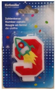 Świeczka cyferka dla chłopców nr9 1