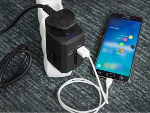 Ładowarka Green Cell Przejściówka do Gniazdka Elektrycznego 2xUSB (AK40) 4