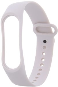 Pasek silikonowy do Xiaomi Mi Band 5 / 6 kość słoniowa 1