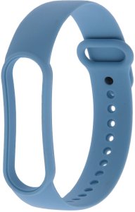 Pasek silikonowy do Xiaomi Mi Band 5 / 6 błękitny 1