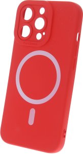Nakładka Silicon Mag do iPhone 12 Pro 6,1" czerwona 1