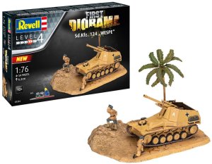 Model plastikowy First Diorama set SD.KFZ.124 1/76 1