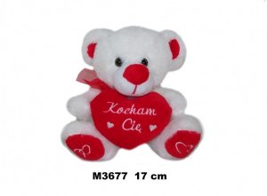 Maskotka Miś "Kocham Cię" 17cm 1