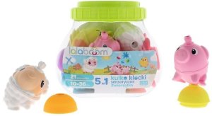 Kulko-klocki 21 el. Farma Lalaboom TREFL 1