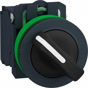 Schneider Electric Harmony XB5 Przełącznik płaski plastik. czarny fi30 2 pozycyjny stabilny 1Z XB5FD21 1