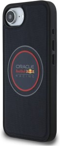 Etui Red Bull Meshed Logo and Red Ring   MagSafe do iPhone 16e granatowy 2