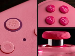 8BitDo Ultimate 2C Bluetooth -peliohjain, pinkki, Switch 4