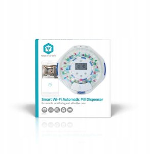 Herdegen Dyspenser na tabletki Nedis SmartLife 28 przegródek, 9 przypomnień Biały 8