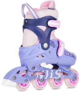 Rolki Nils Extreme NA13102 rekreacyjne regulowane fioletowe r. 26-29 3