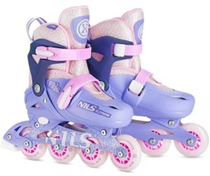 Rolki Nils Extreme NA13102 rekreacyjne regulowane fioletowe r. 26-29 4