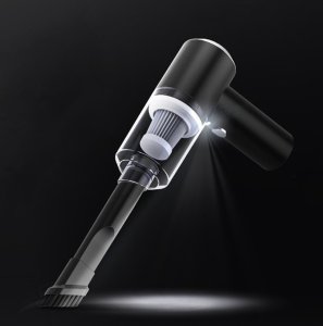 Odkurzacz ręczny Prodigy.Cat ODKURZACZ RĘCZNY SAMOCHODOWY BEZPRZEWODOWY MAŁY 120W DO AUTA USB 2W1 LED 3
