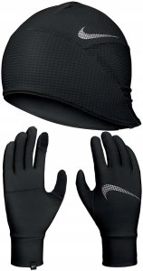 Damskie Rękawice WOMEN'S ESSENTIAL RUNNING HAT AND GLOVE SET 2