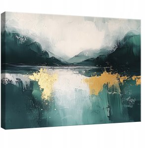 OBRAZ NA PŁÓTNIE ŚCIANĘ ABSTRAKCJA ZŁOTO DO SYPIALNI SALONU KUCHNI 120x80 1