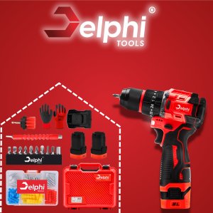 WIERTARKO WKRĘTARKA AKUMULATOROWA BEZSZCZOTKOWA UDAROWA MOCNA 2xAKU 2