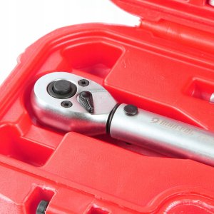 Mar-Pol KLUCZ DYNAMOMETRYCZNY Z NASADKAMI 1/4" 5-24Nm 5
