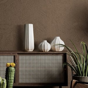 WAZON DEKORACYJNY GARET (03) O 15 X 38 CM KREMOWY 2