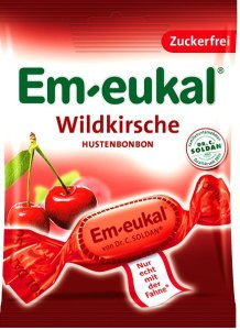 Em-eukal Wildkirsche Cukierki bez Cukru 75 g 1