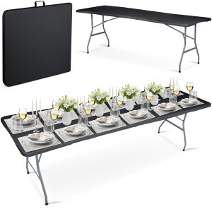 Stół ogrodowy składany 244 cm Plonos czarny 1