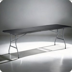 Stół ogrodowy składany 244 cm Plonos czarny 12