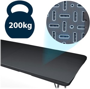 Stół ogrodowy składany 244 cm Plonos czarny 6