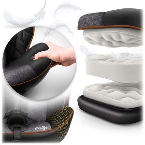 Fotelik samochodowy Nukido Fotelik samochodowy Prestige Line czarno-szary 0-36 kg ISOFIX 15