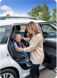 Fotelik samochodowy Nukido Fotelik samochodowy Prestige Line czarno-niebieski 0-36 kg ISOFIX 5