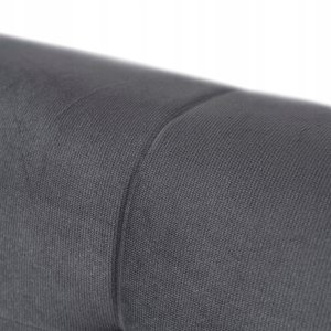 Wersalka Sofa Kanapa Rozkładana z Funkcją Spania Dwuosobowa Szara LIMA 9