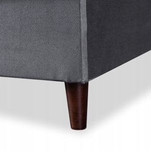 Wersalka Sofa Kanapa Rozkładana z Funkcją Spania Dwuosobowa Szara LIMA 10