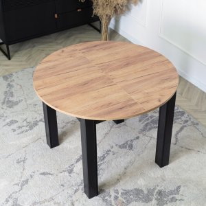 Zestaw Stół Rozkładany Kuchenny Krzesło Komplet Tapicerowane Szare 4x 12