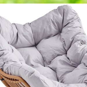 Fotel Leżak Ogrodowy Leżanka Do Salonu Na Taras FIN Szary 10