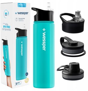 Butelka termiczna Wessper ActiveMax Steeline 700ml (WES266-SEA-700) 2