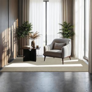 Dywan z krótkim włosiem Soft Zone - beżowy, 120 x 170 cm 3