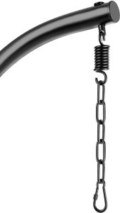 Fotel wiszący Ariane ze stelażem i poduszką 160kg - czarny 5