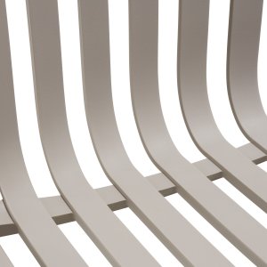 Krzesła ogrodowe Alcudia, odporne na warunki atmosferyczne, sztaplowane - taupe, Zestaw 2 sztuk 9