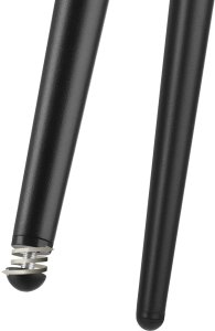 Krzesło barowe Sachel z oparciem, wygląd aksamitu - kremowy/czarny, Zestaw 6 sztuk 8