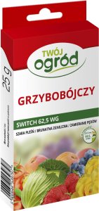 Switch 62.5 WG (cyprodynil, fludioksonil) Twój Ogród - środek grzybobójczy 25 g 1