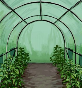 Tunel foliowy ogrodowy 18m2 6m x 3m x 2m zielony Shark Tools 6