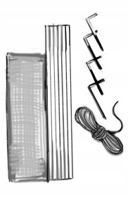 Tunel foliowy ogrodowy 18m2 6m x 3m x 2m zielony Shark Tools 7