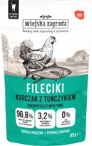 Karma mokra dla kota Fileciki Kurczak z tuńczykiem (dorosły) 85g 1