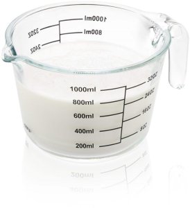GEFU Kubek z miarką DIMENSO 1l 1