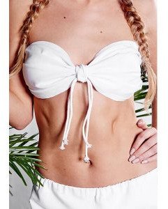 Biustonosz na saunę ALMASI w 100% naturalna bawełna Yeye Biały M 1