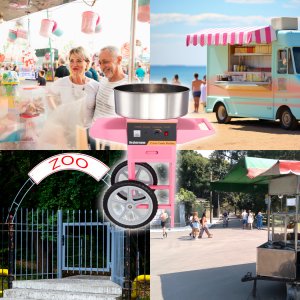 Maszyna do waty cukrowej Heckermann HCMHTJ 4