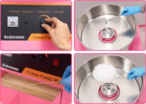 Maszyna do waty cukrowej Heckermann HCMHTJ 5